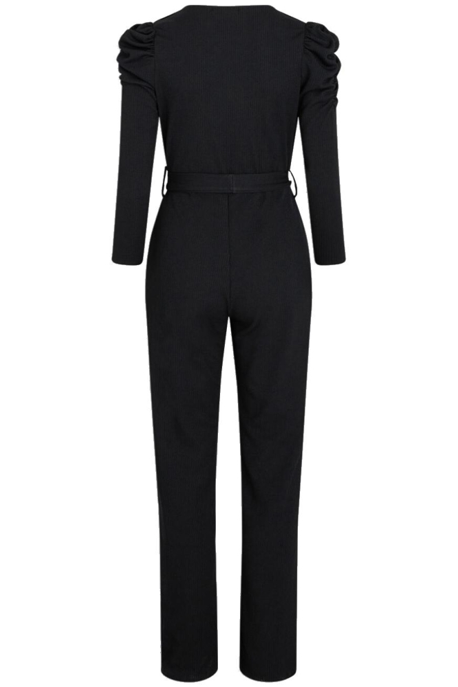 SisterS point zwarte dames jumpsuit | Achteraanzicht