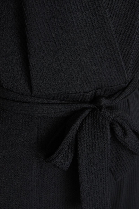 SisterS point zwarte dames jumpsuit | Close up