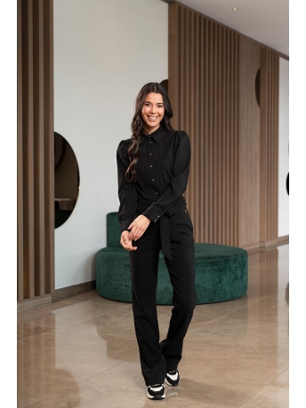 Femme9 Broek CAMILA JUMPSUIT 10 BLACK