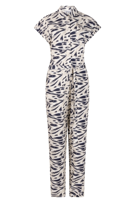 Zoso blauwe dames jumpsuit | Vooraanzicht