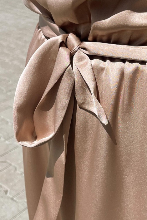 SisterS point taupe dames jumpsuit | Close up