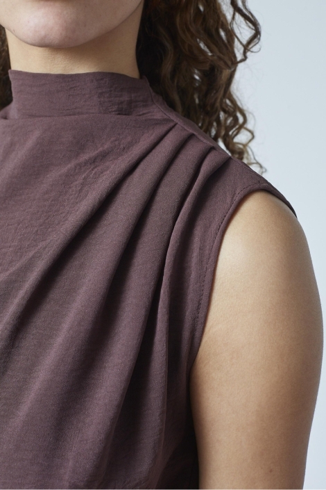 SisterS point bruine dames jumpsuit | Close up