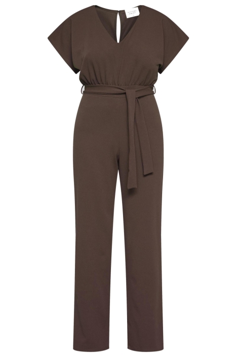 SisterS point bruine dames jumpsuit | Vooraanzicht