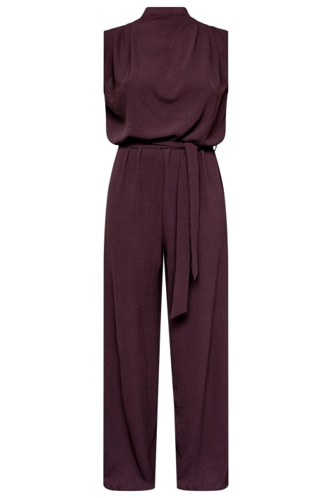 SisterS point bordeaux dames jumpsuit | Vooraanzicht