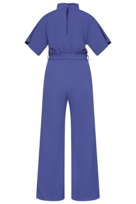SisterS point paarse dames jumpsuit | Achteraanzicht