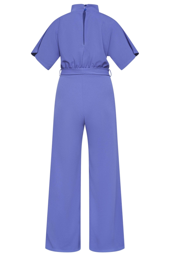 SisterS point blauwe dames jumpsuit | Achteraanzicht