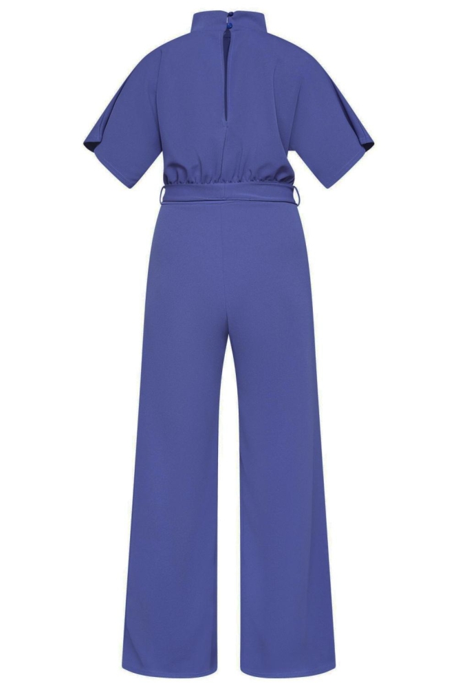 SisterS point paarse dames jumpsuit | Achteraanzicht