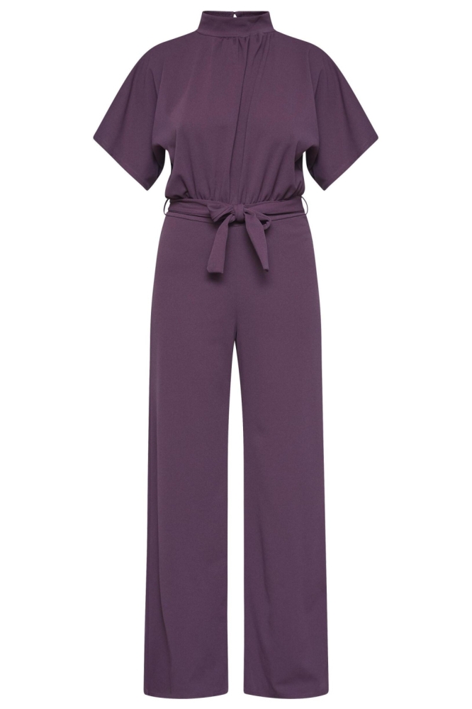 SisterS point bordeaux dames jumpsuit | Vooraanzicht