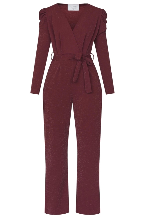 SisterS point rode dames jumpsuit | Vooraanzicht