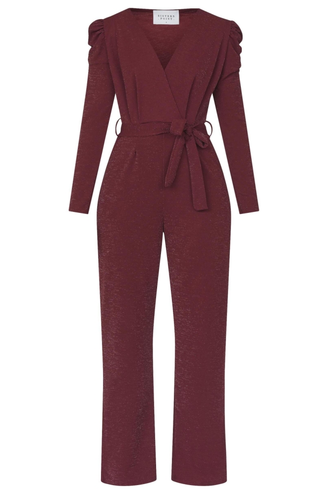SisterS point rode dames jumpsuit | Vooraanzicht