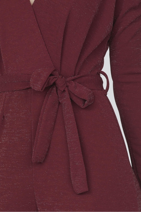 SisterS point rode dames jumpsuit | Close up