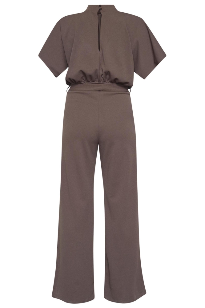 SisterS point bruine dames jumpsuit | Achteraanzicht