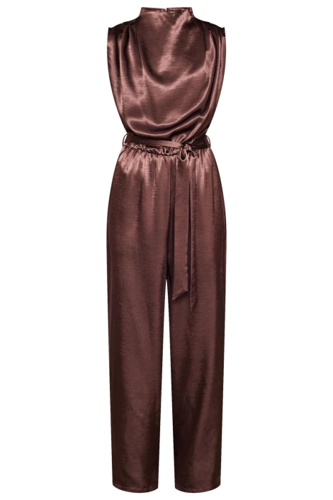 SisterS point bruine dames jumpsuit | Vooraanzicht