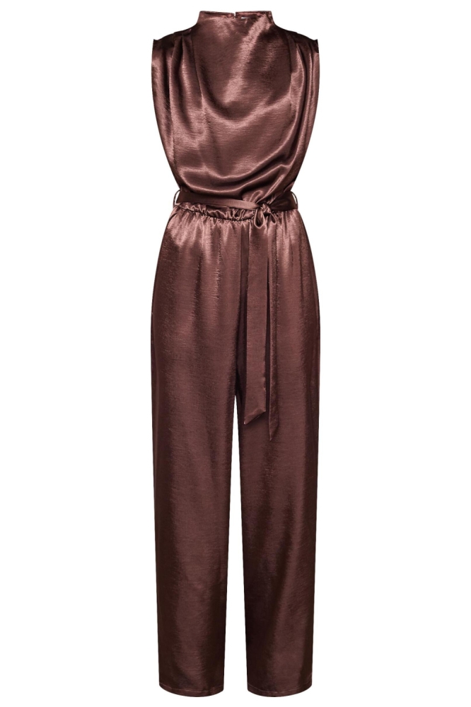SisterS point bruine dames jumpsuit | Vooraanzicht