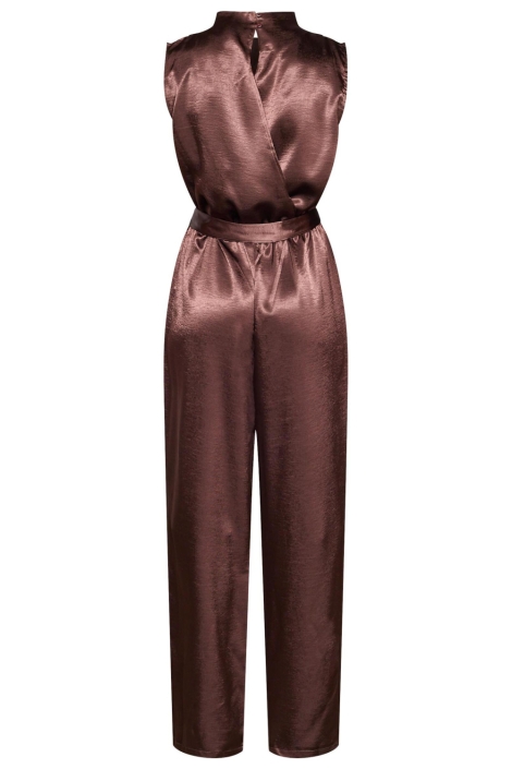 SisterS point bruine dames jumpsuit | Achteraanzicht