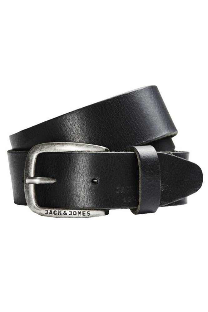 JJIPAUL JJLEATHER BELT NOOS 12111286 Black