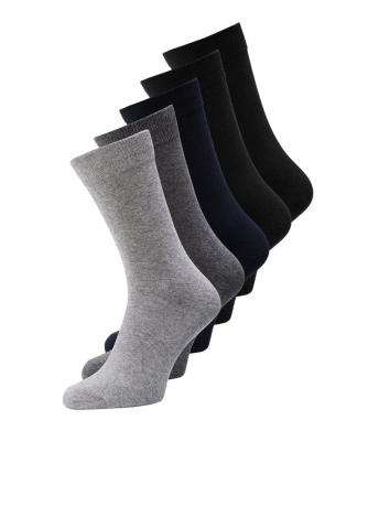 Jack & Jones Accessoire JACJENS SOCK 5 PACK NOOS 12113085 Dark Grey Melange