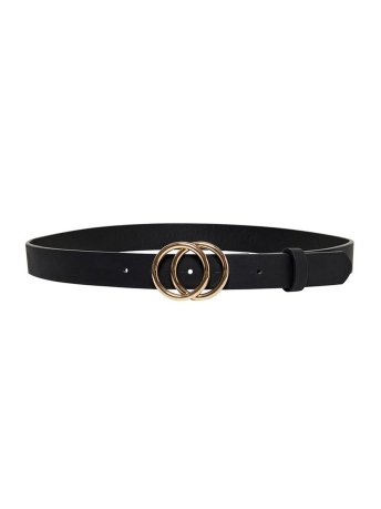 Only Accessoire ONLRASMI PU JEANS BELT 15185213 Black/SHINY GOLD