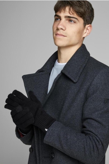 Jack & Jones Accessoire JACBARRY KNITTED GLOVES NOOS 12159459 Black