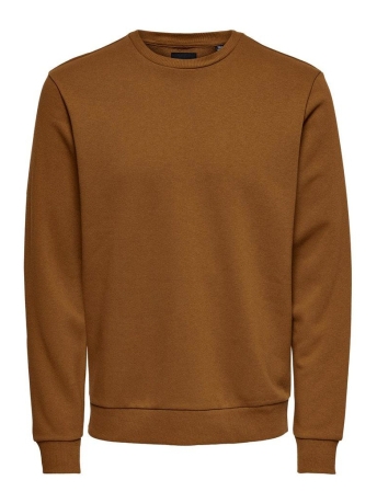 Only & Sons Trui ONSCERES LIFE CREW NECK NOOS 22018683 MONKS ROBE
