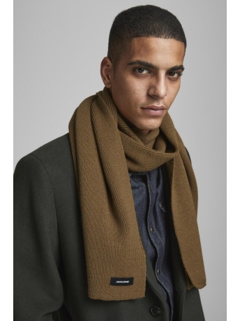Jack & Jones Accessoire JACDNA KNIT SCARF NOOS 12098582 RUBBER