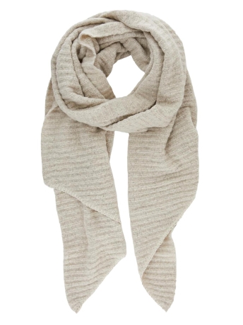 Pieces Accessoire PCPYRON STRUCTURED LONG SCARF NOOS 17105988 Whitecap Gray