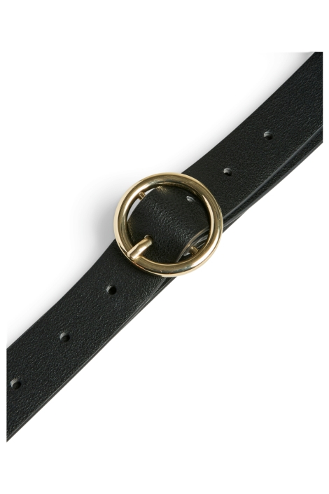 Pieces zwarte dames riem | Close up