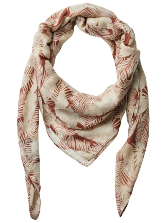Pieces Accessoire PCBALESSIA BIG SQUARE SCARF BOX BC 17134275 Coconut Shell/TROPICAL