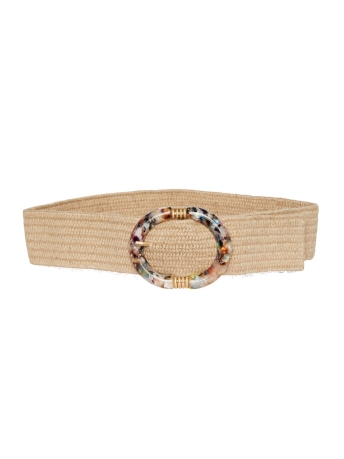 Pieces Accessoire PCKALLA STRAW WAIST BELT SWW 17134977 NATURE