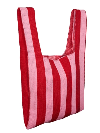 Pieces Accessoire PCKILLIA KNITTED SHOPPER 17138005 HOT CORAL