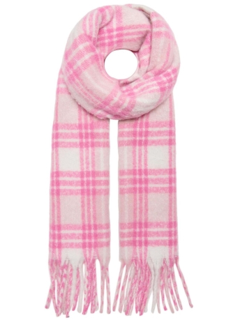 Only Accessoire ONLLIMA  LIFE CHECK FRILL SCARF CC 15266308 BRANDIED APRICO