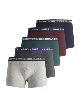 Jack & Jones Junior Ondergoed JACOLIVER TRUNKS 5 PACK NOOS JNR 12210880 Dark green