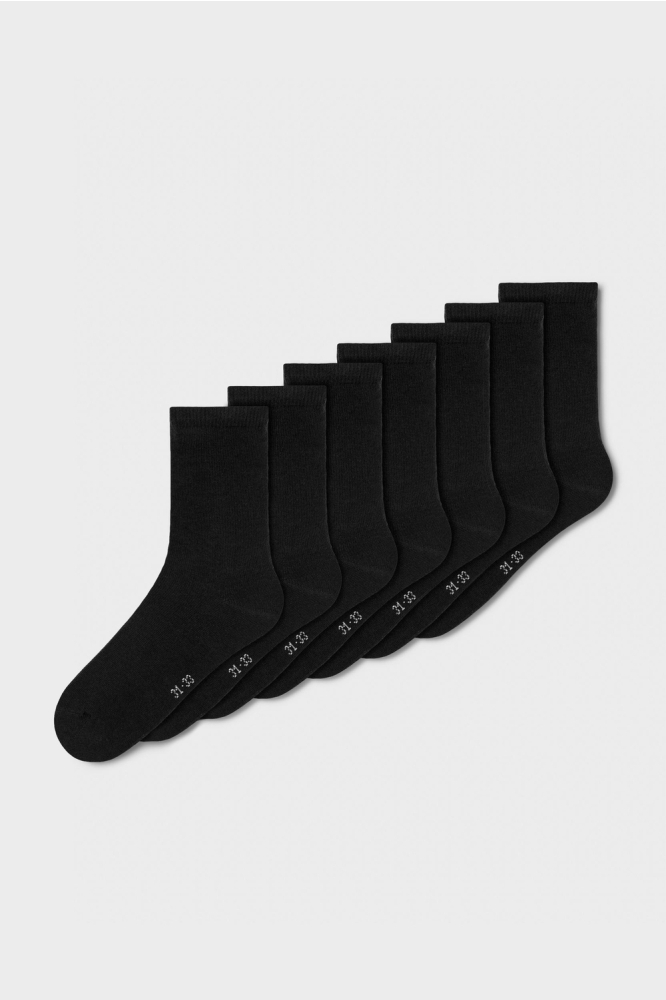 NKNSOCK 7P SOLID NOOS 13205421 Black