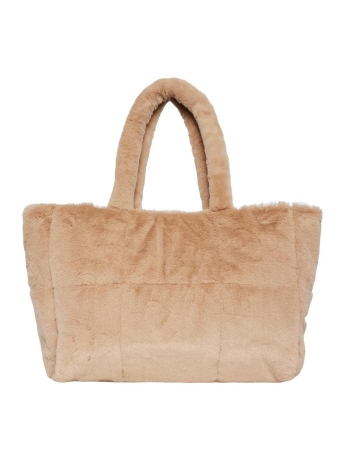 Pieces Accessoire PCFINNA FUR SHOPPER 17144665 FOSSIL