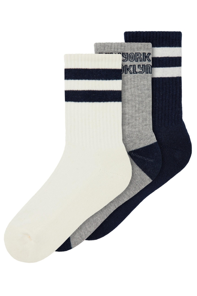 NKMKEAN  3P SOCK NOOS 13205657 Dark Sapphire
