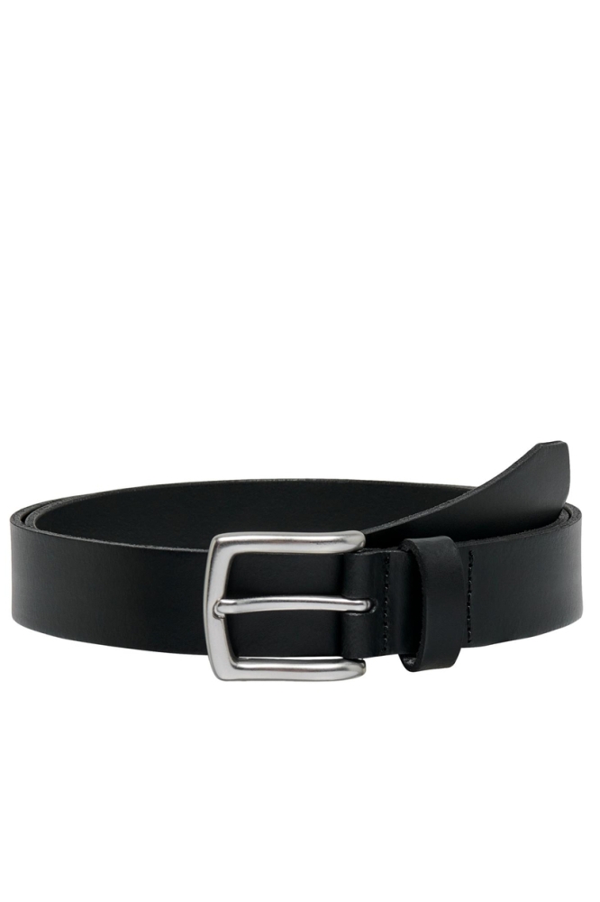 ONSBOON SLIM LEATHER BELT NOOS 22023589 BLACK