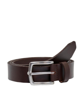 Only & Sons Accessoire ONSBOON SLIM LEATHER BELT NOOS 22023589 BROWN STONE
