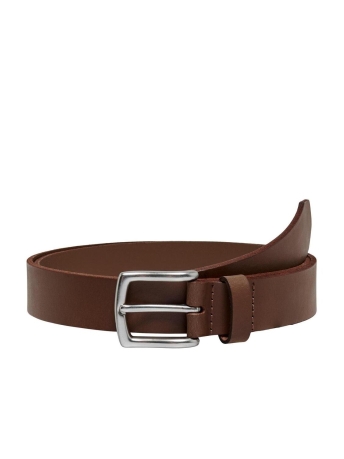 Only & Sons Accessoire ONSBOON SLIM LEATHER BELT NOOS 22023589 COGNAC