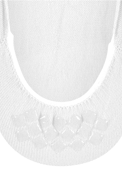 Falke witte dames accessoire | Close up