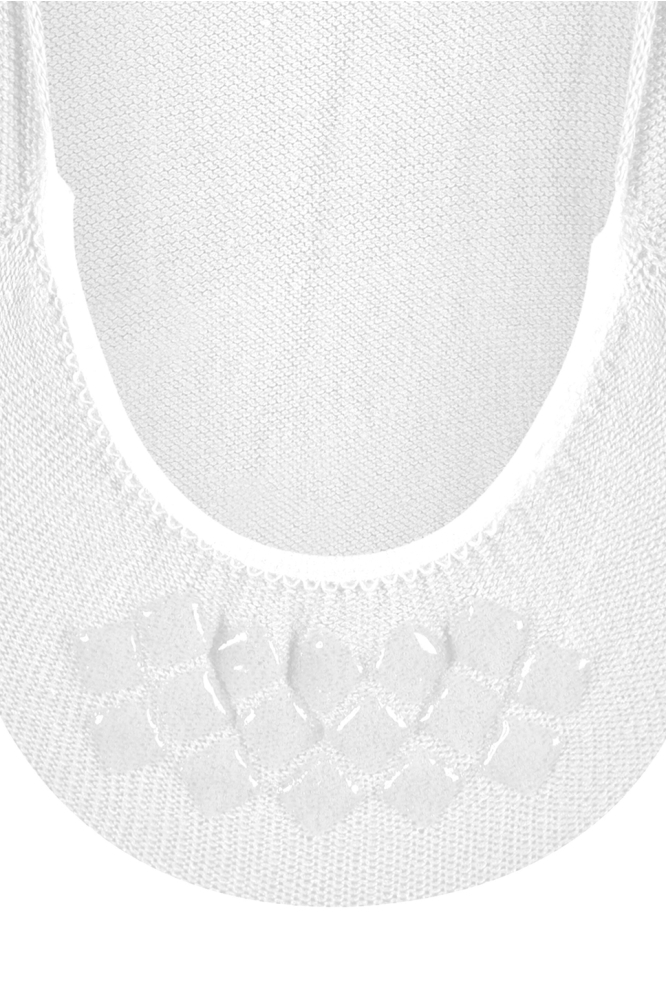 Falke witte dames accessoire | Close up
