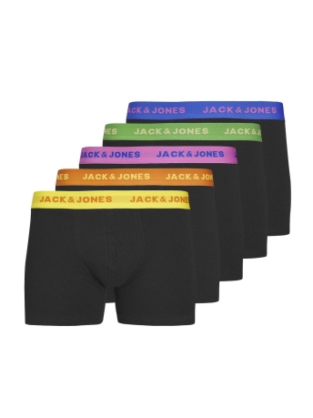 Jack & Jones Ondergoed JACLEO SOLID TRUNKS 5 PACK 12250613 BLACK