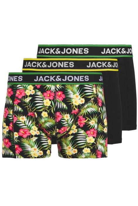 Jack & Jones jacpink flowers trunks 3 pack sn