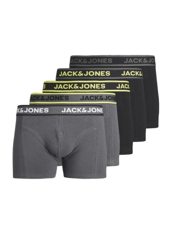 Jack & Jones Ondergoed JACSPEED SOLID TRUNKS 5 PACK BOX 12251371 BLACK