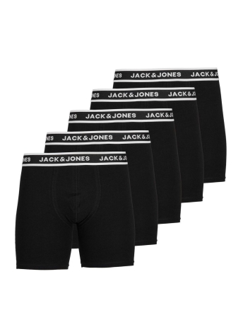 Jack & Jones Ondergoed JACSOLID BOXER BRIEFS 5 PACK LN 12229569 BLACK