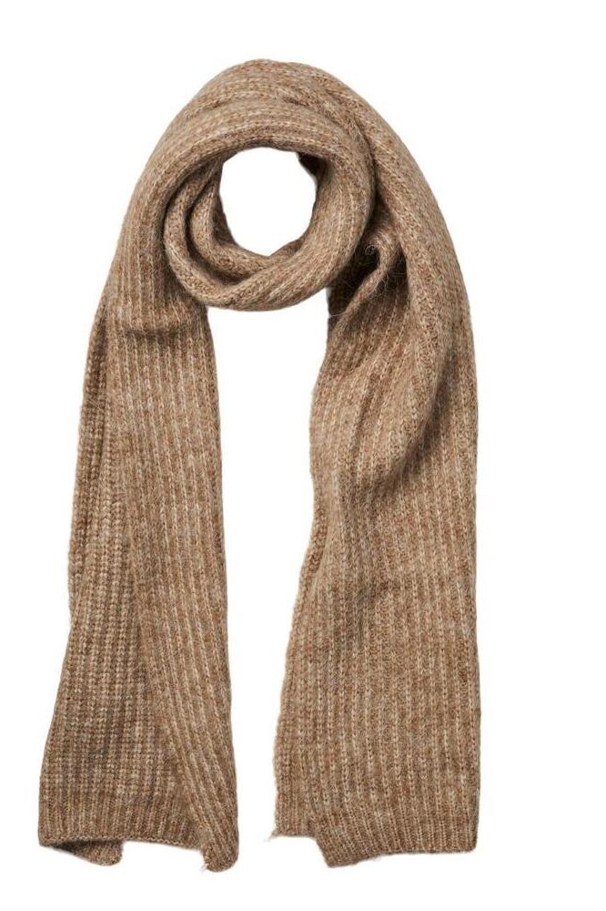 PCNICOLE LONG SCARF NOOS 17141086 Silver Mink