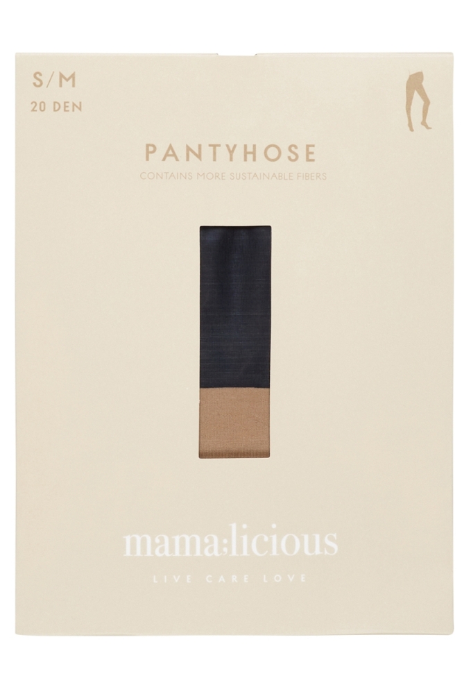 MLMALOU PANTYHOSE 20 DEN 2-P A. NOO 20017941 Black Pack Tan