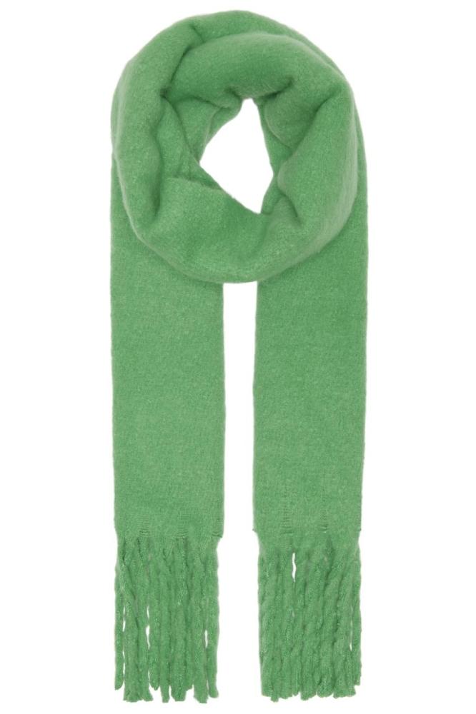 Only groene dames sjaal | Vooraanzicht
