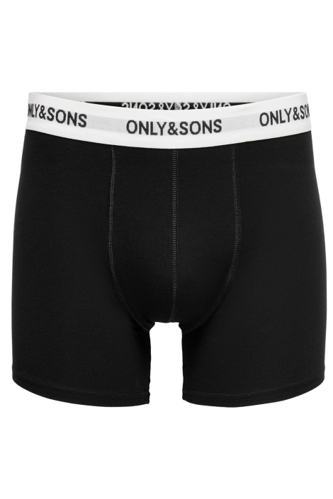 Only & Sons zwarte heren ondergoed | Vooraanzicht