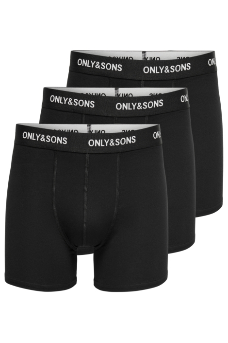 Only & Sons zwarte heren ondergoed | Vooraanzicht