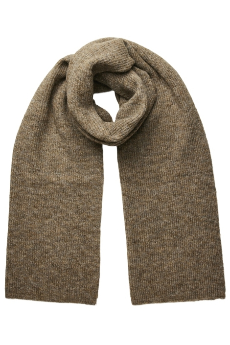 Pieces camel dames sjaal | Vooraanzicht